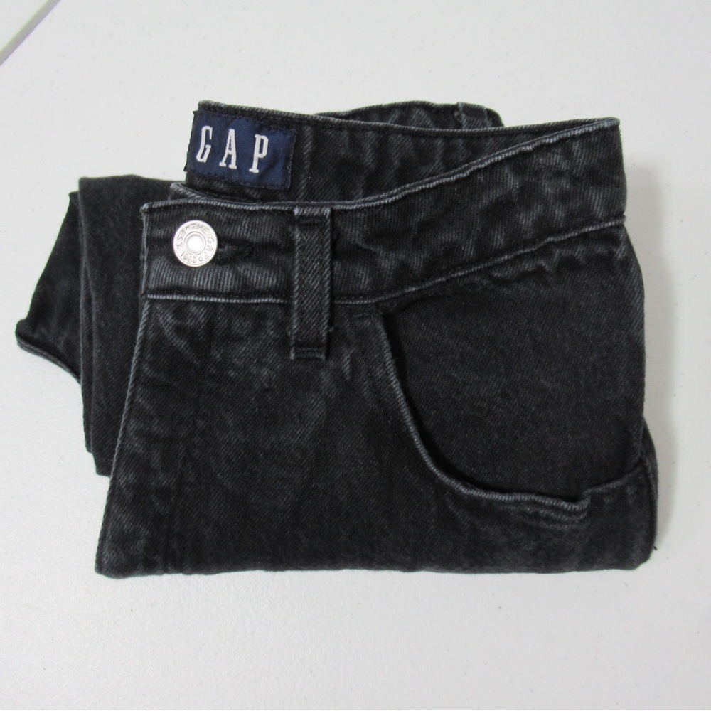 Gap Vintage Washed Black Ankle Length Denim Jeans Size 3/4 - Picture 16 of 16